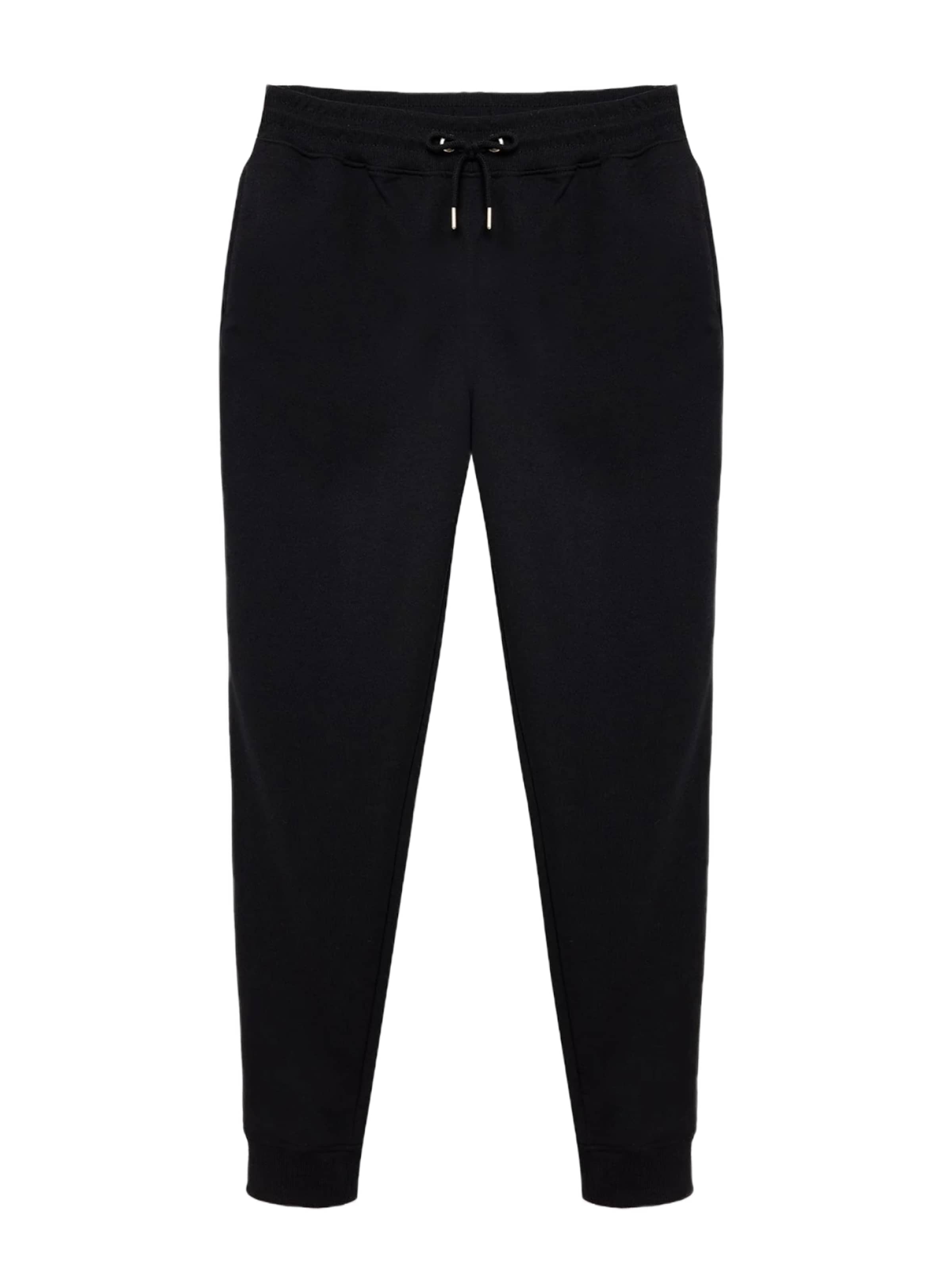 Shape Of You Tapered Broek in Zwart: voorkant