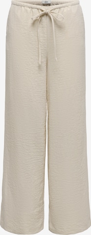 JDY Laiad sääred Püksid 'JDYCARA', värv beež: eest vaates