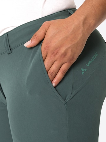 Coupe slim Pantalon outdoor VAUDE en vert