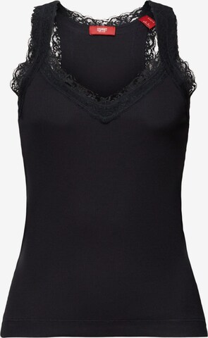 ESPRIT Top in Schwarz: predná strana