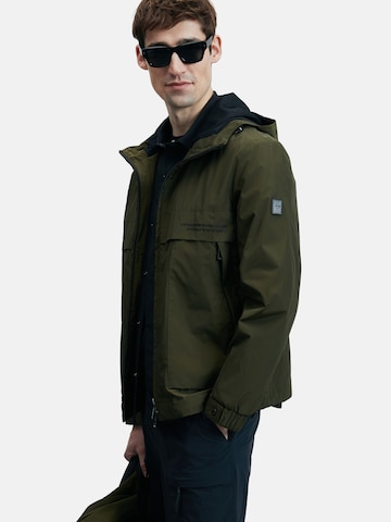 Lufian Between-season jacket 'KING' in Green