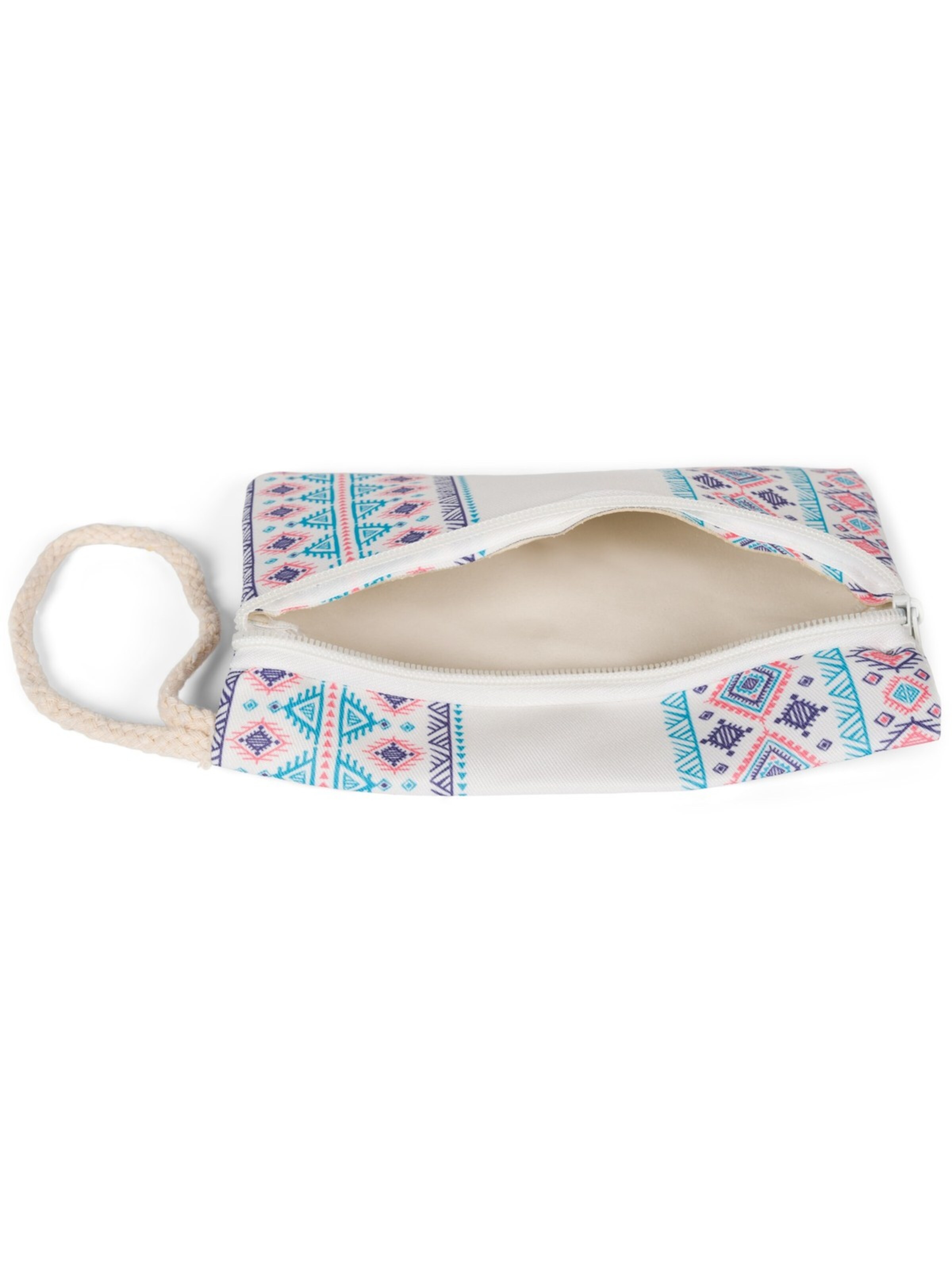 styleBREAKER Strandtasche 'Strandtasche Azteken Muster - Boho'‌‌‌ in Grün