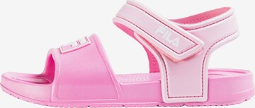 FILA Huisschoenen 'FILA FIORI CB sandal kids' in Roze: voorkant