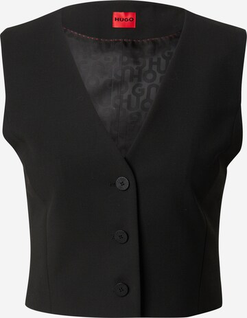 HUGO Suit Vest 'Auris' in Black: front