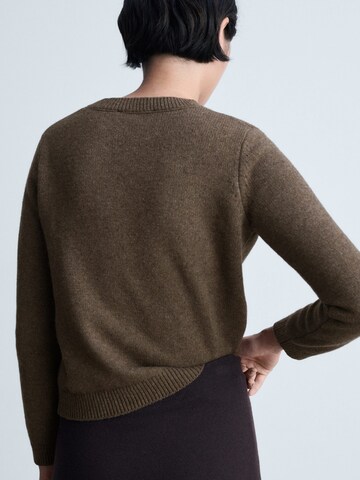 MANGO Pullover 'Griselda' in Braun