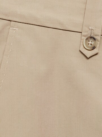 MANGO MAN Loosefit Byxa 'Davide' i beige