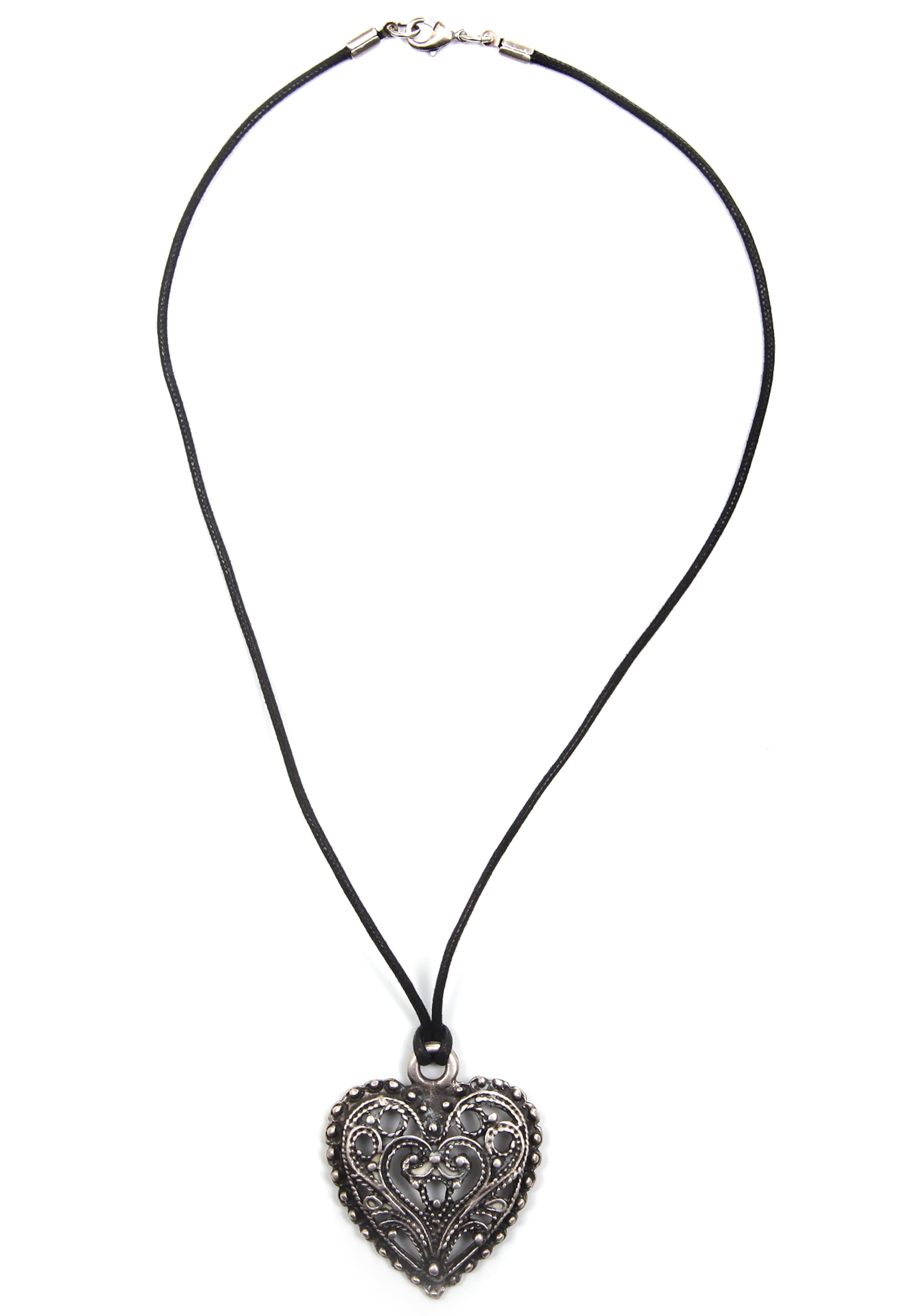 J. Jayz Necklace in Grey: front