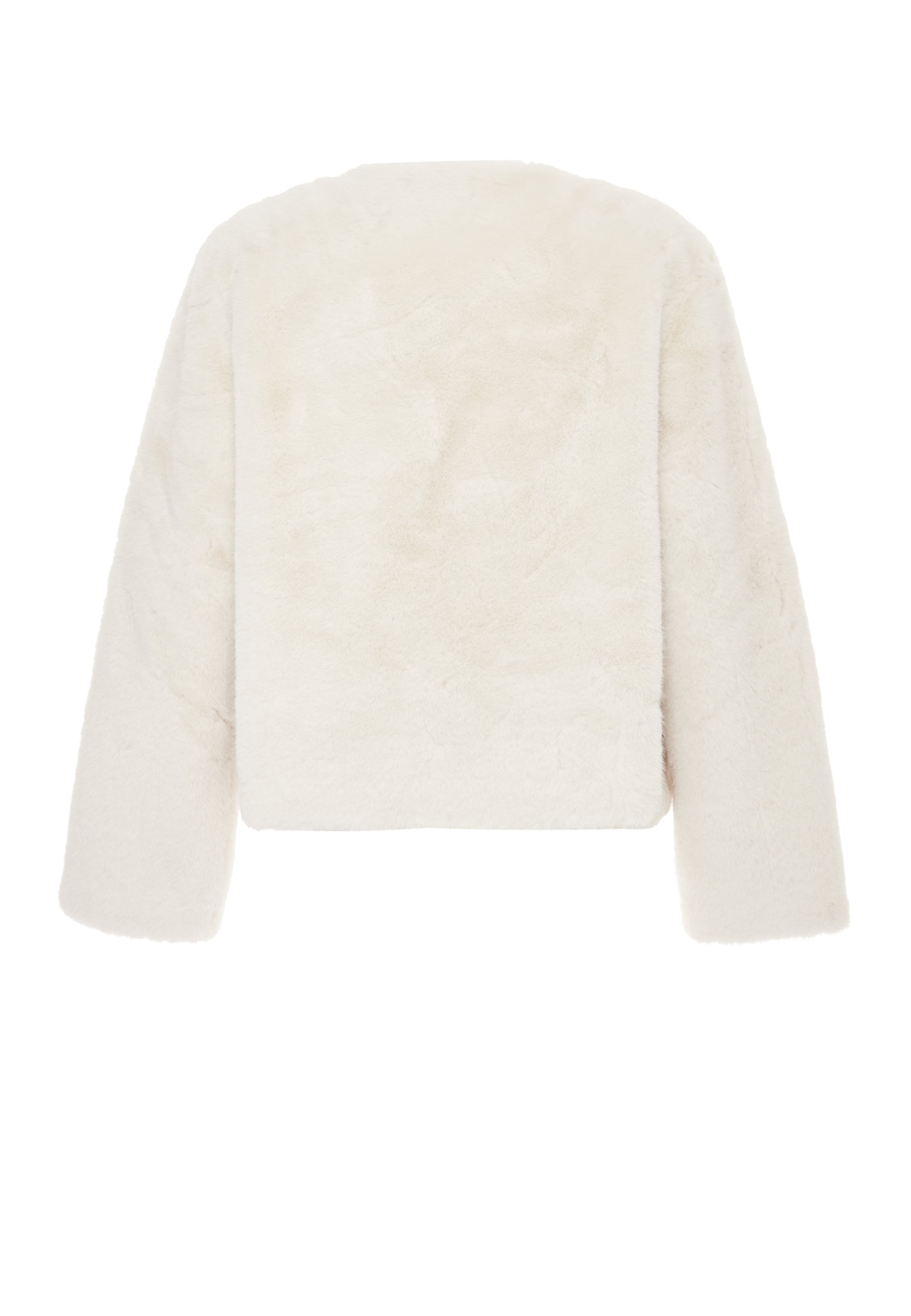 Cardigan caneva en blanc