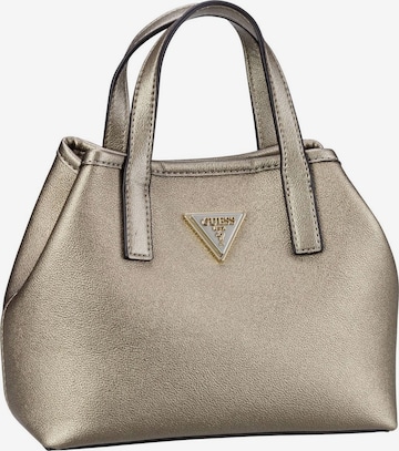 GUESS Handbag 'Latona Mini Tote' in Silver: front