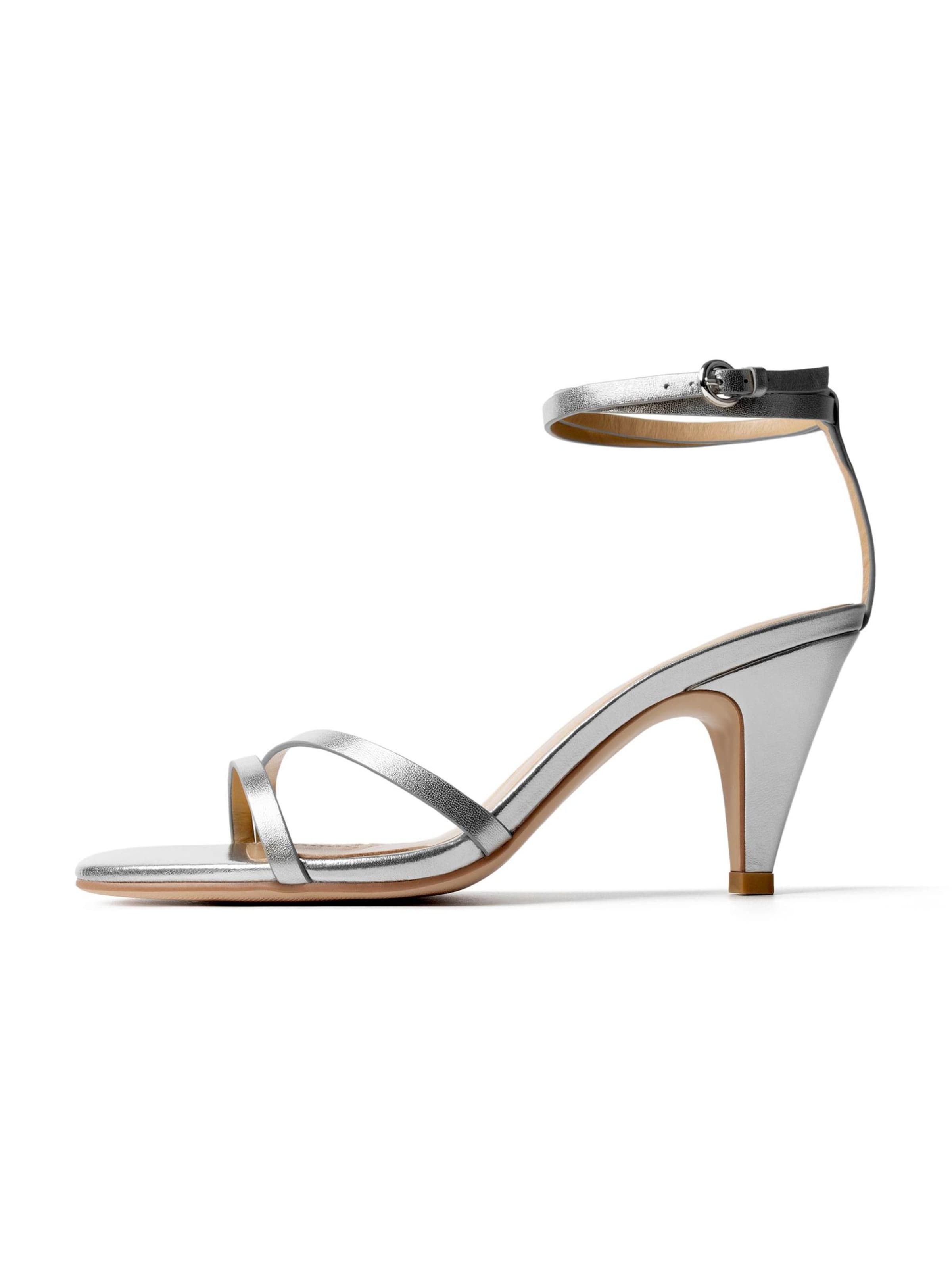 L37 HANDMADE SHOES Pumps 'ECHO OF DESIRE'‌‌‌‌‌‌‌ in Silber: Vorderseite