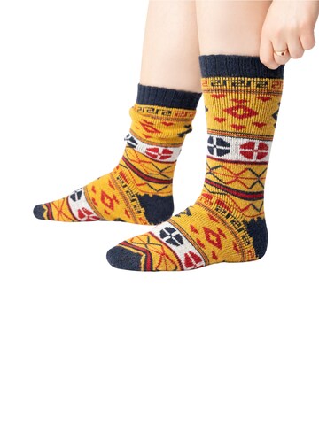 HomeOfSocks Socks 'HOS6538' in Yellow