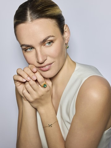 Luxenter Armband 'Alphabet N' in Goud