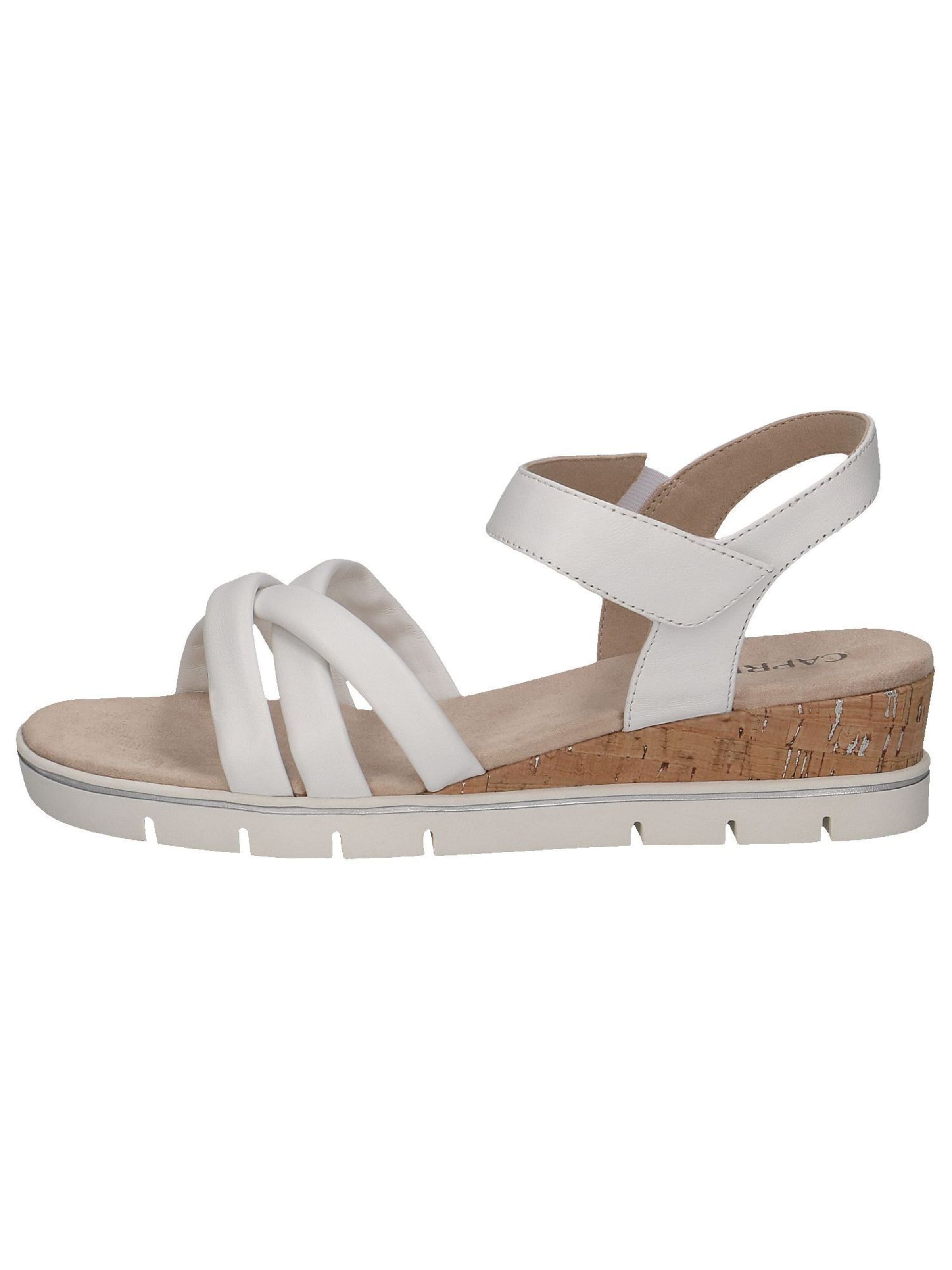 CAPRICE Strap sandal in White