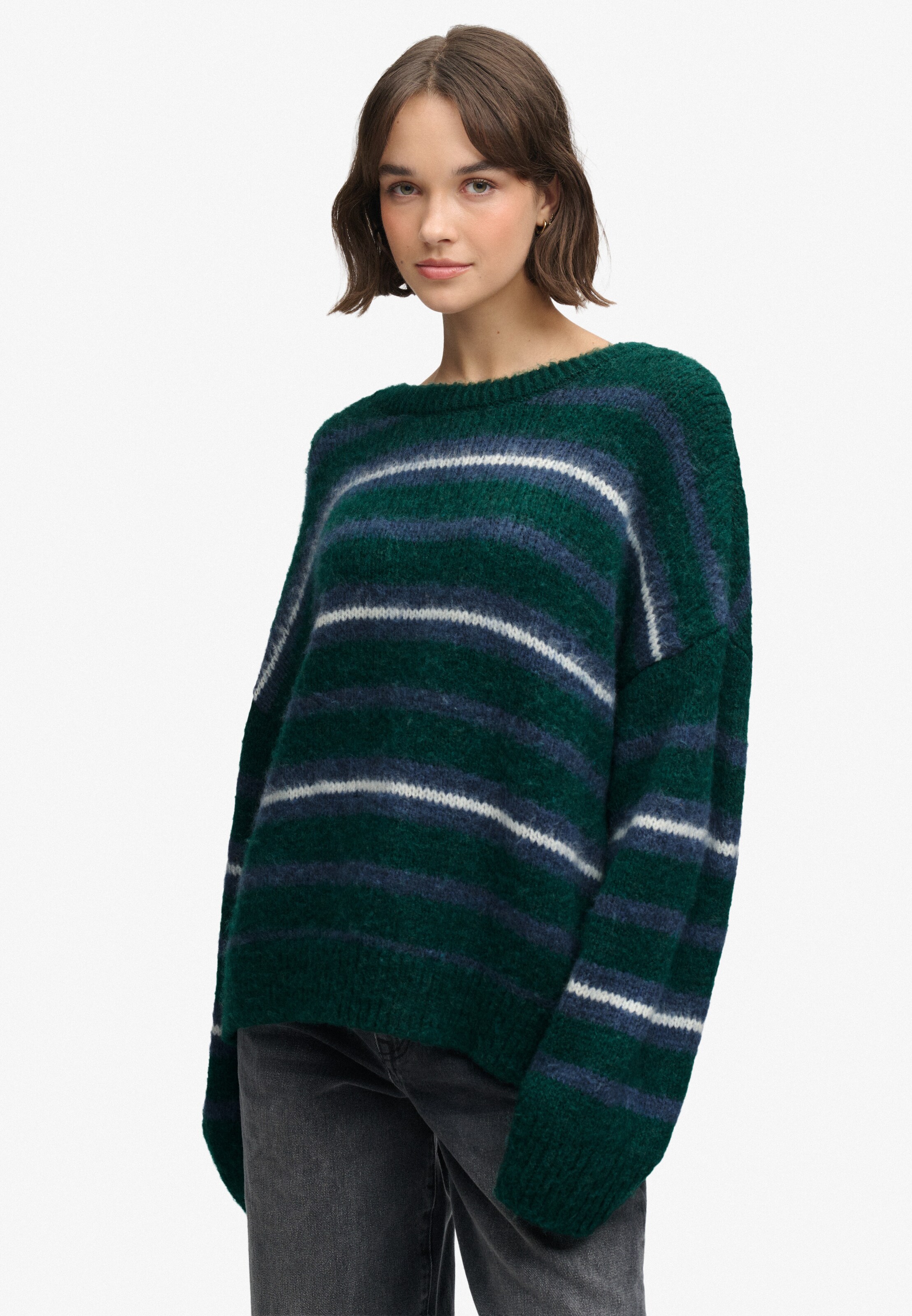 Superdry & Co Trui in Groen: voorkant