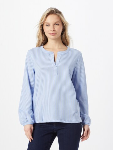 TOM TAILOR Blouse in Blauw: voorkant