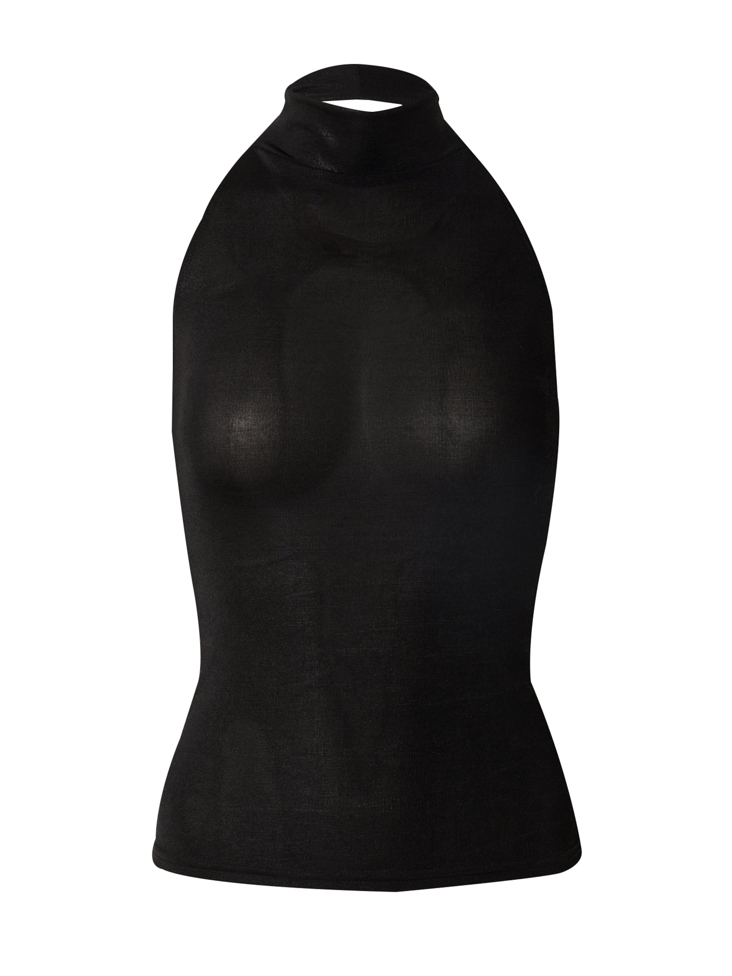 WEEKDAY Top 'Shyla' in Schwarz: Vorderseite