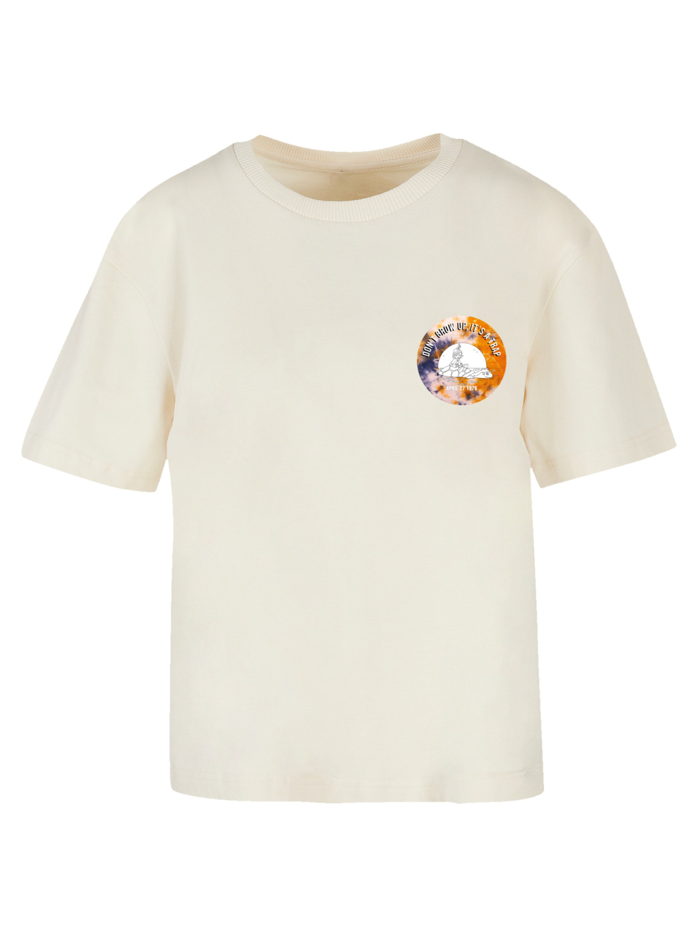 F4NT4STIC Shirt 'Heroes of Childhood Pinocchio Sundowner' in Beige: voorkant