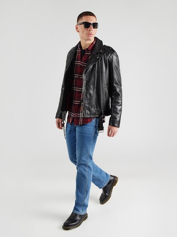 Fit confort Chemise Superdry en rouge