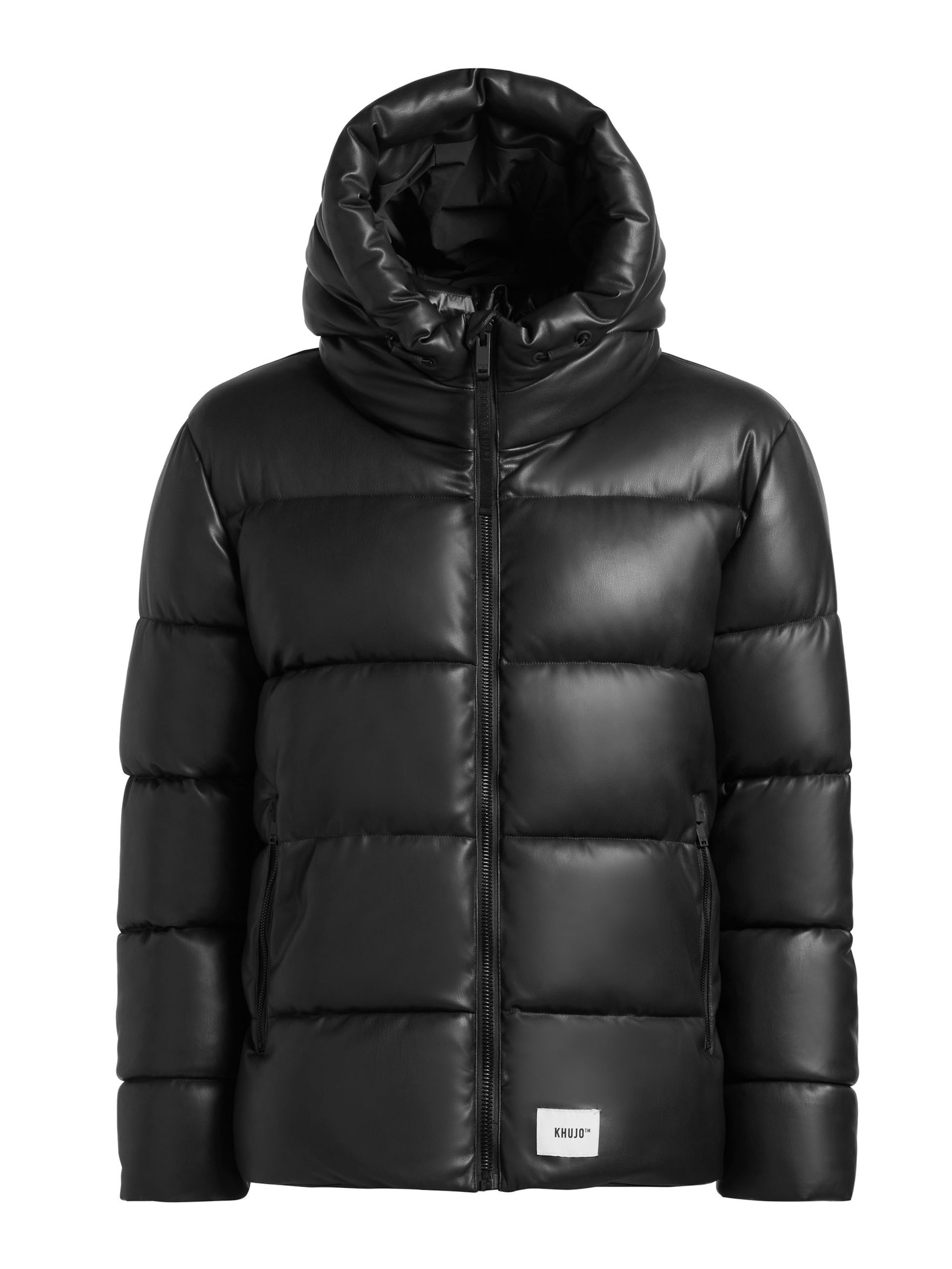 khujo - Chaqueta de invierno 'Coen2' en negro: frente