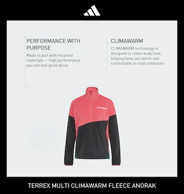 ADIDAS TERREX Athletic Sweater 'Multi Climawarm' in Pink