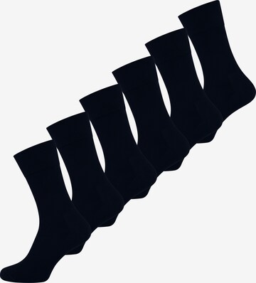 Chaussettes 'Weich & Haltbar' Nur Der en noir : devant