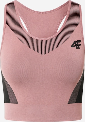 4F Bustier Sport bh in Roze: voorkant