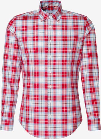 SEIDENSTICKER Slim fit Business Shirt in Red: front