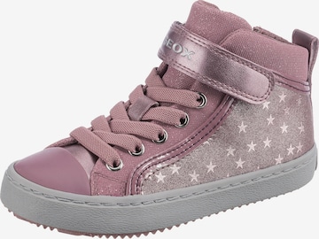 Sneaker 'Kalispera' di GEOX in rosa: frontale