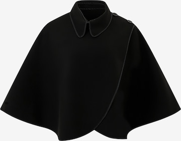 Magicshe Cape 'Elegantes Winter Cape' in Black: front
