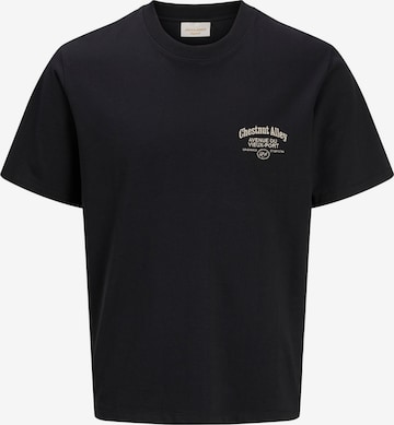 JACK & JONES - Camiseta en negro: frente