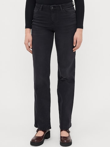 Only Tall Rozkloszowany krój Jeansy 'ONLLUNA' w kolorze czarny: przód