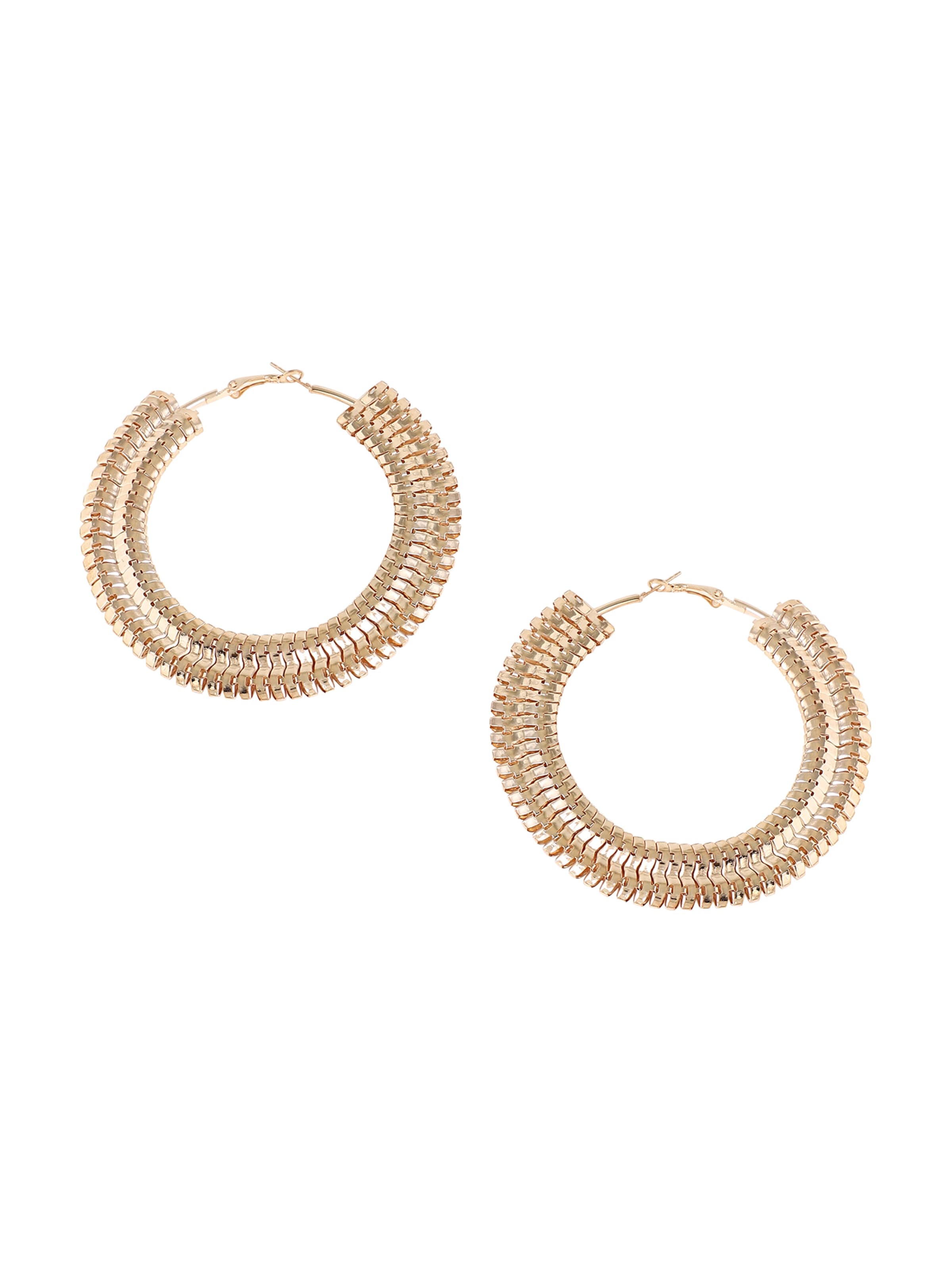 SOHI Örhängen ' Cherie ' i guld: framsida