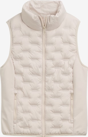 TOM TAILOR Kamizelka w kolorze biały: przód