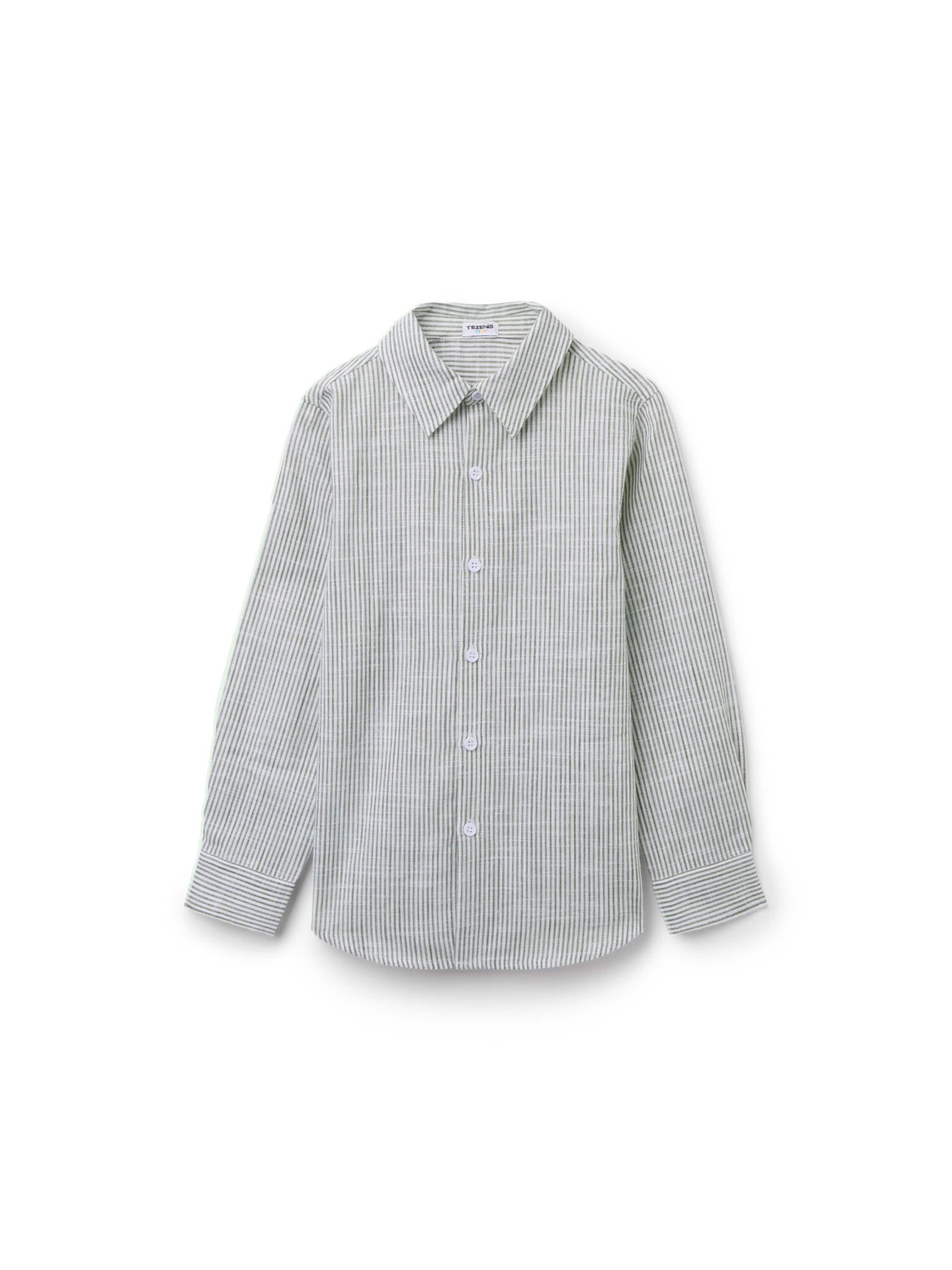 Tezenis Regular fit Button Up Shirt in Grey: front