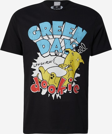 AMPLIFIED Paita 'GREENDAY DOOKIE LONGVIEW' värissä musta: etupuoli