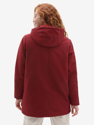 VANS Ανοιξιάτικο και φθινοπωρινό παλτό 'WM DRILL II CHORE' σε κόκκινο
