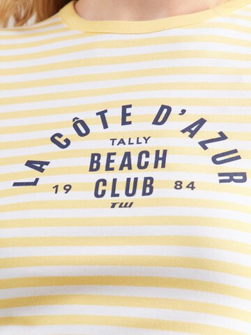 Maglietta di Tally Weijl in giallo