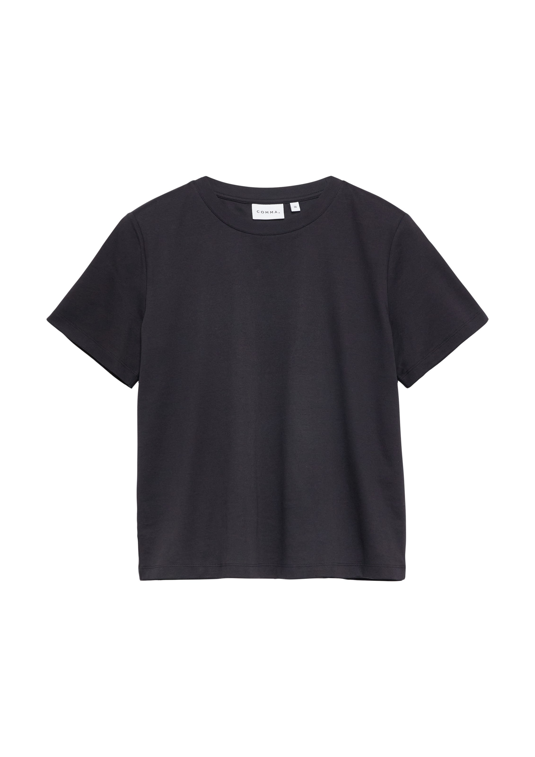 COMMA Shirt in de kleur Navy, Productweergave
