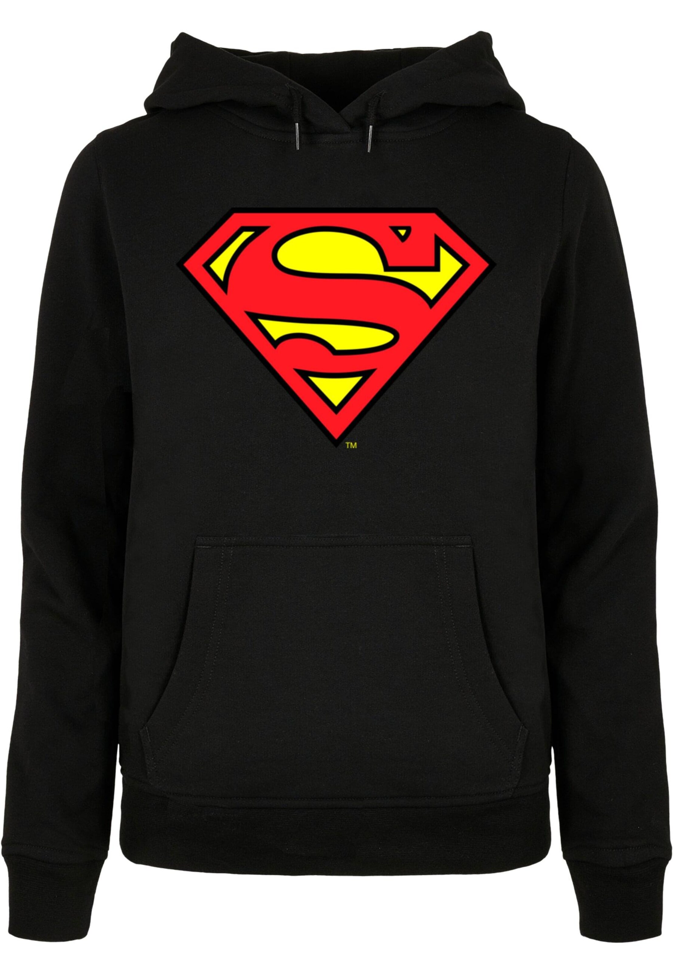 Sweat-shirt 'DC Originals - Superman Shield' ABSOLUTE CULT en noir : devant