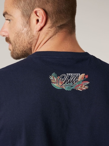 T-Shirt 'Jek' Deeluxe en bleu