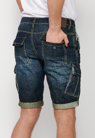 KOROSHI Slim fit Cargo jeans in Blue