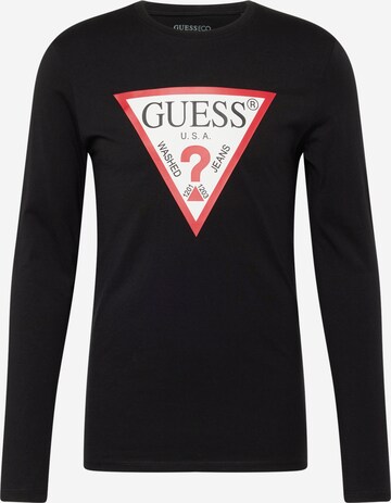 Maglietta di GUESS in nero: frontale