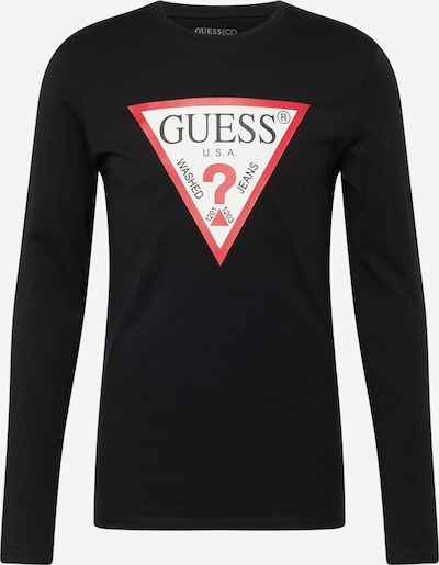 GUESS Koszulka w kolorze czerwony / czarny / białym, Podgląd produktu