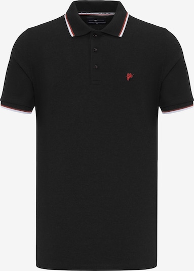 DENIM CULTURE T-Shirt 'ARVID ' en rouge / noir / blanc, Vue avec produit