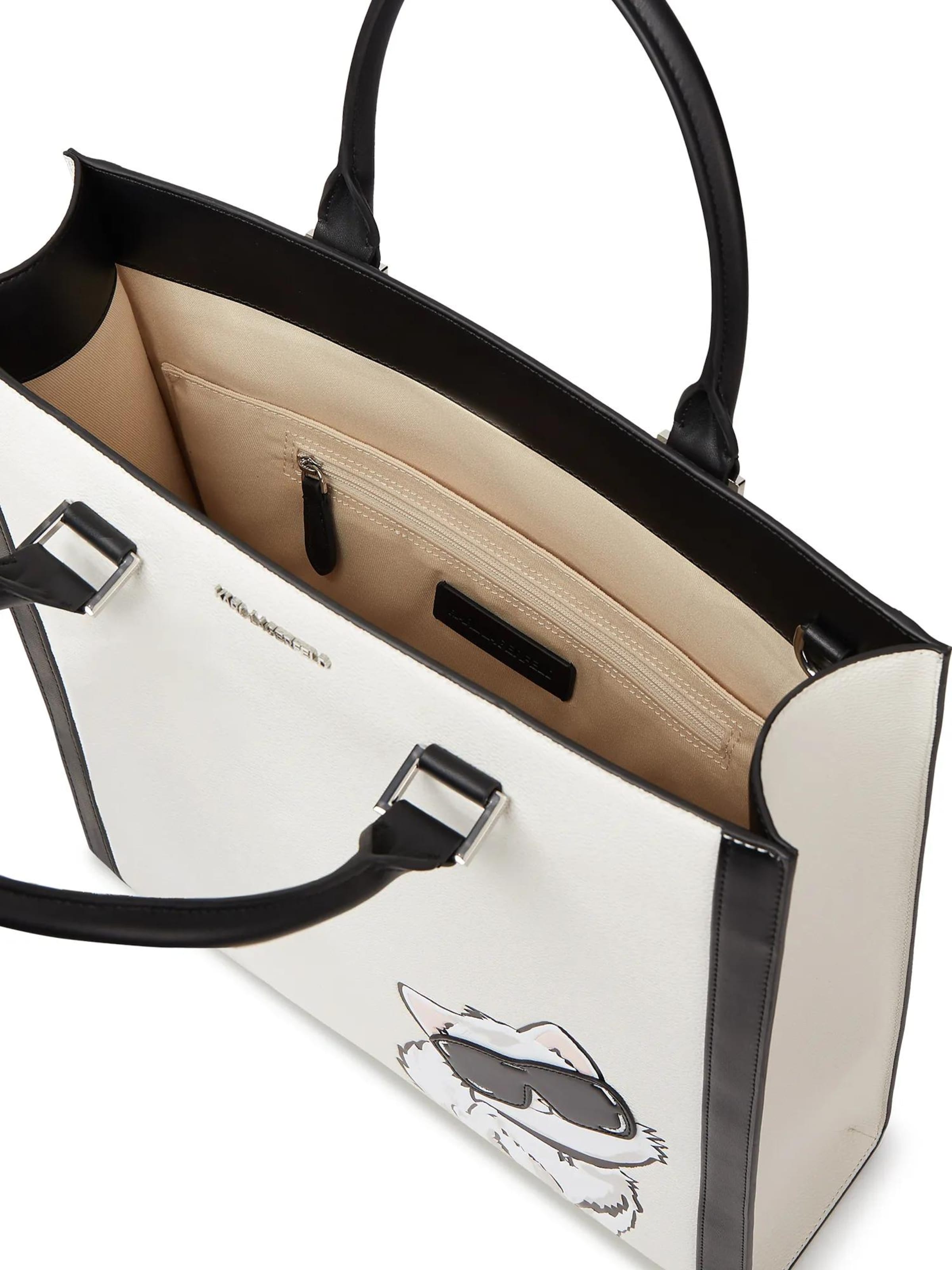 Sacs à main 'Ikon Choupette' Karl Lagerfeld en blanc