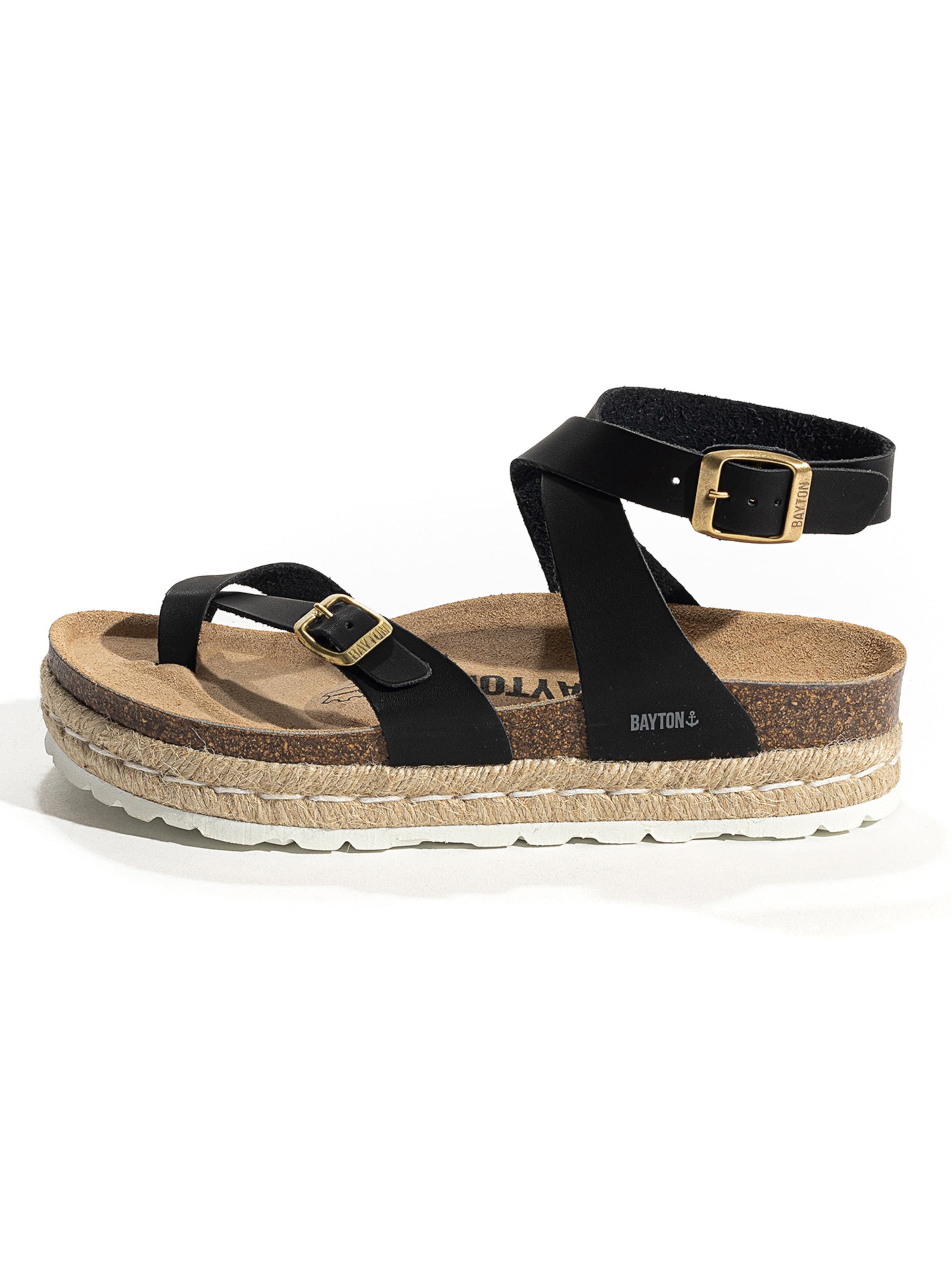 Sandalo 'Den' di Bayton in nero: frontale