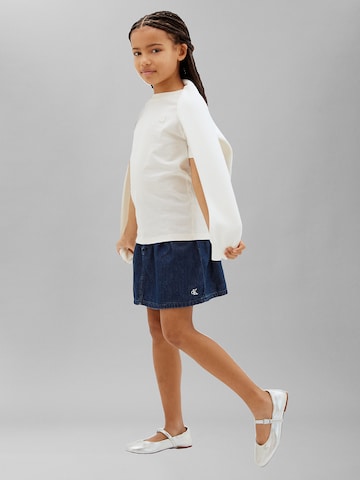 Calvin Klein Jeans Tričko – bílá