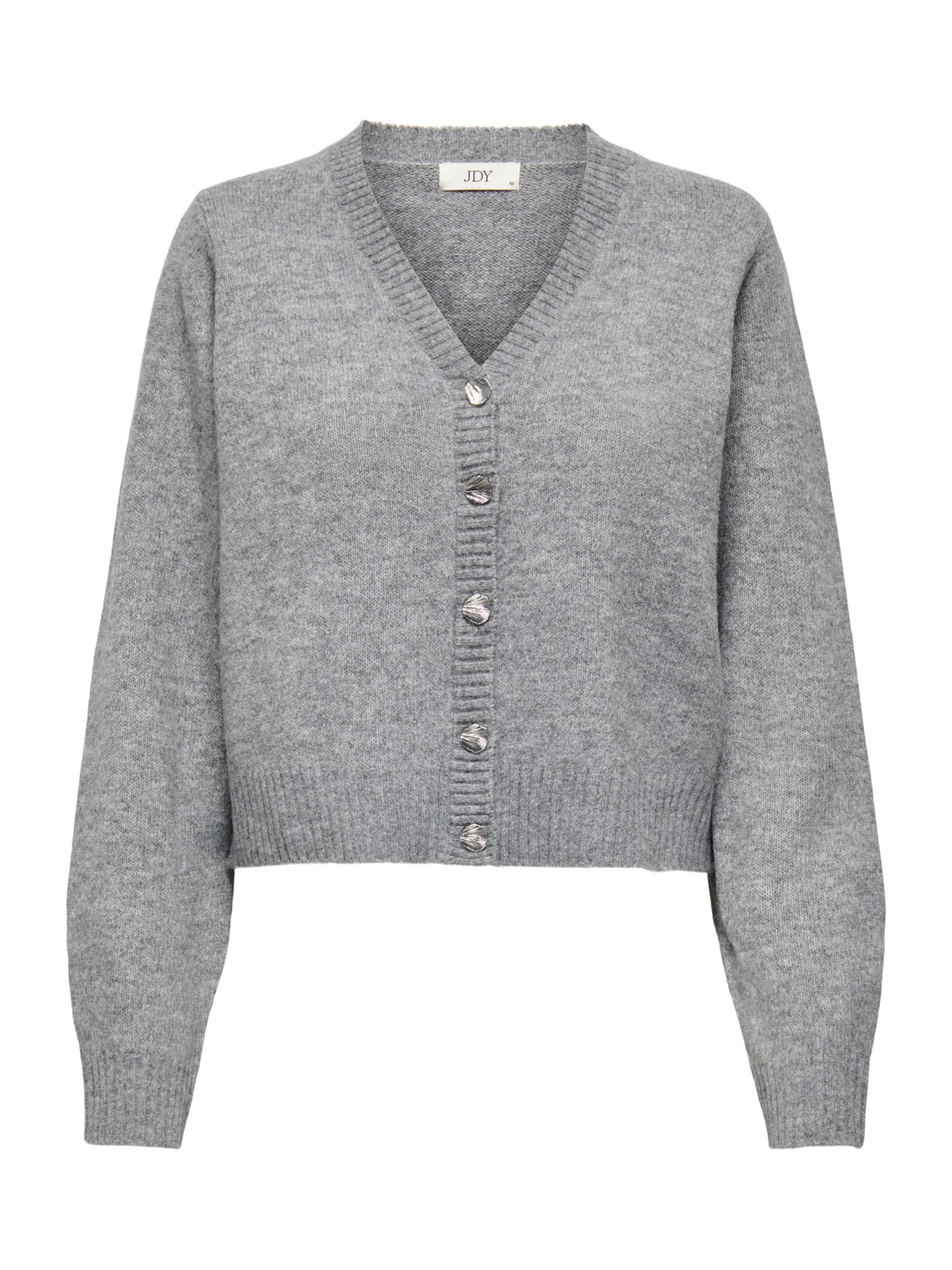 JDY Cardigan 'JDYSUPER' i grå: forside