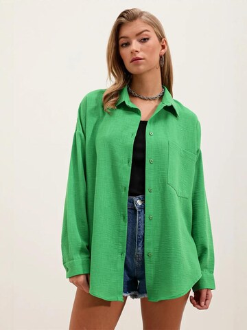 Camicia da donna di Bigdart in verde: frontale