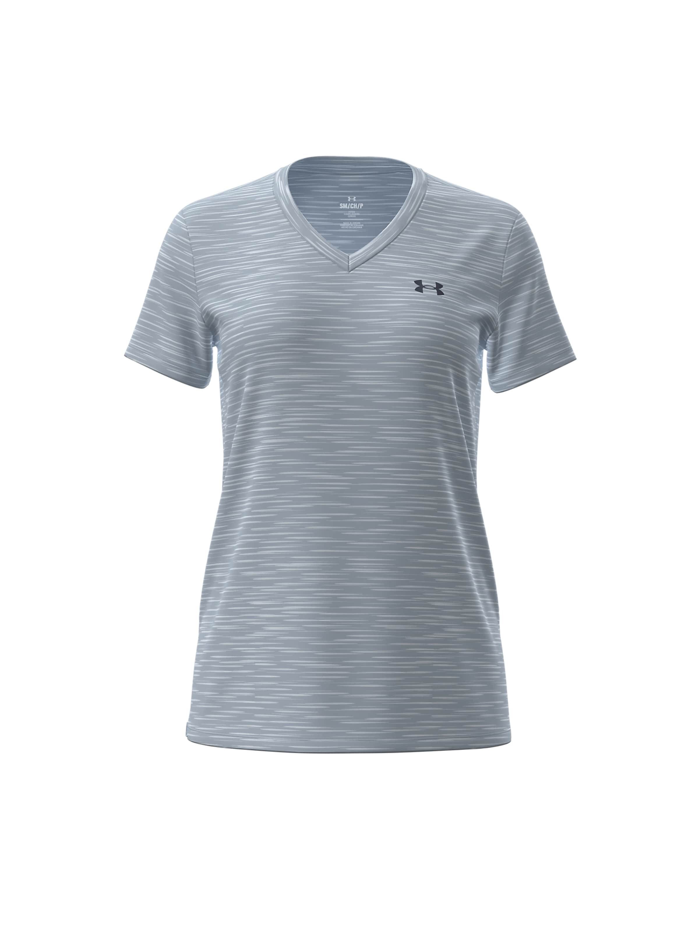 UNDER ARMOUR Functioneel shirt in Grijs: voorkant